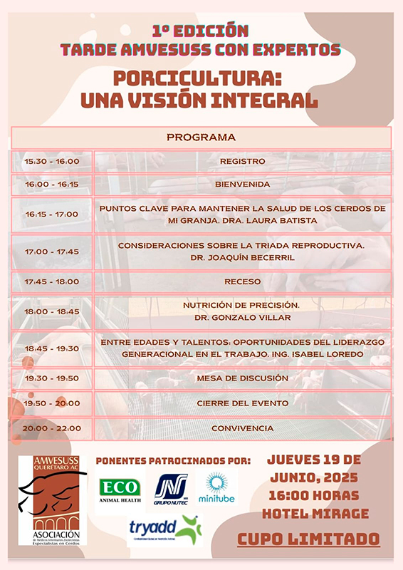 GRUPO NUTEC presentará ponencia en AMVESUSS PROGRAMA AMVESUSS nutec