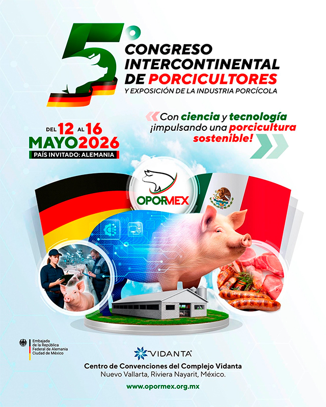 OPORMEX organizará el 5° Congreso Intercontinental de Porcicultores en 2026 OPORMEX organizara 5 Congreso Intercontinental Porcicultores en 20261