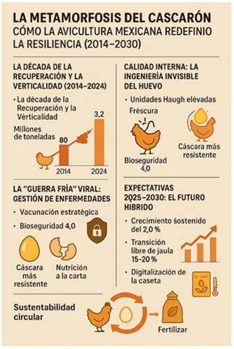 La metamorfosis del cascarón: Resiliencia y futuro de la avicultura mexicana metamorfosis cascaron avilab 2