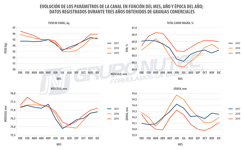 Estrés calórico durante el crecimiento y finalización de cerdos en engorda Estres calorico durante crecimiento finalizacion cerdos engorda t2