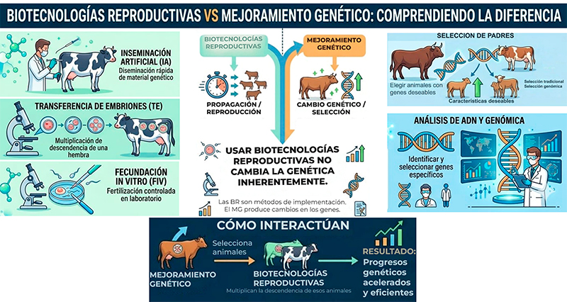 ¿Por qué las biotecnologías de reproducción asistida no constituyen una mejora genética por sí mismas? biotecnologias reproduccion asistida 1