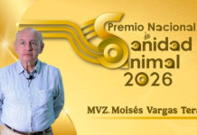 Moisés Vargas Terán fue elegido ganador del Premio Nacional de Sanidad Animal 2026