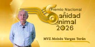 Moisés Vargas Terán fue elegido ganador del Premio Nacional de Sanidad Animal 2026