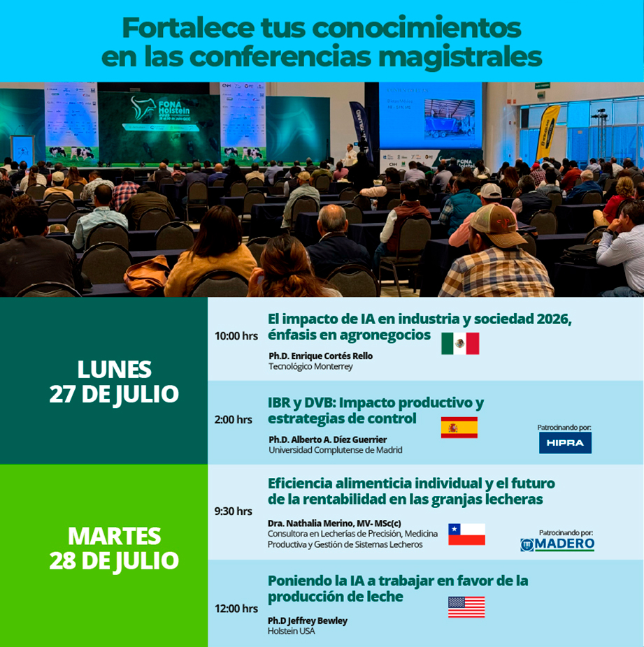 FONA Holstein 2026: ¡Amplía el potencial de tu negocio en el foro líder del sector lechero! FONA Holstein 2026 3