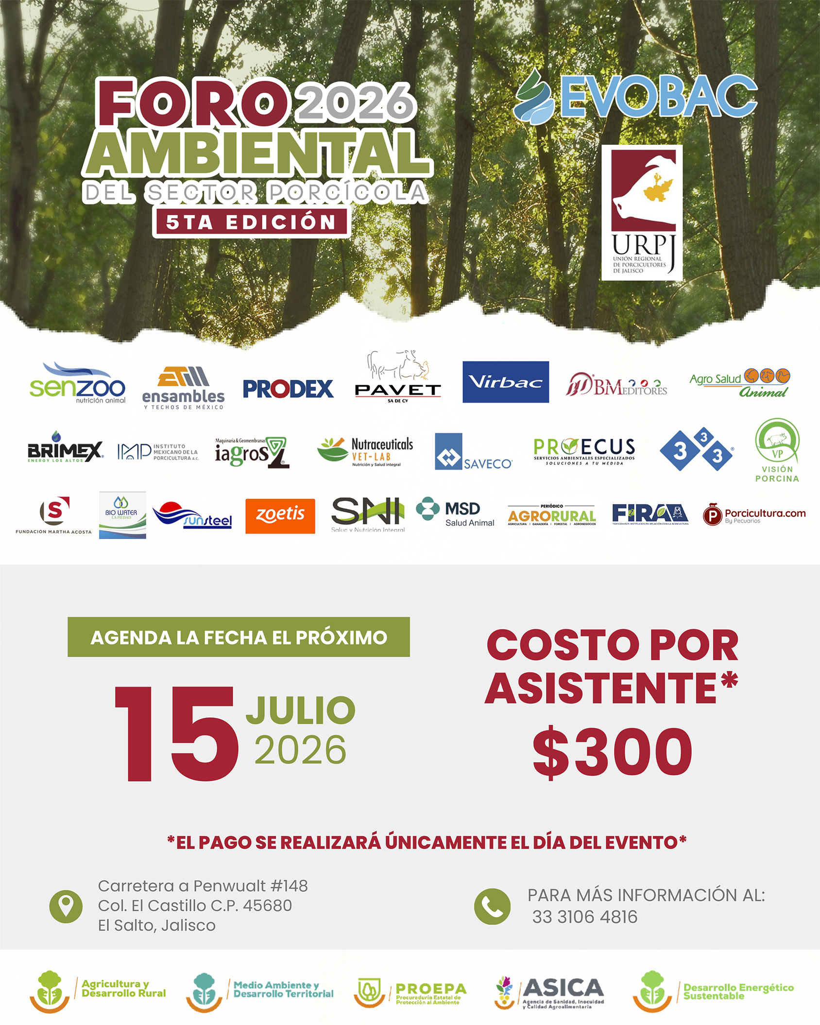 Foro Ambiental del Sector Porcícola FORO AMBIENTAL 2026