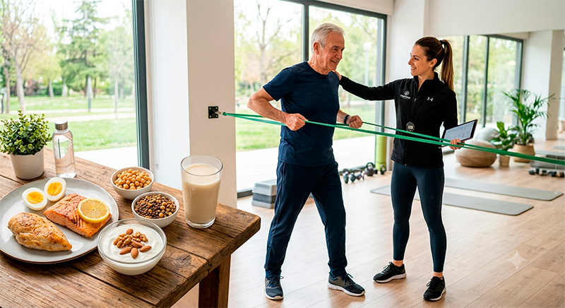 El Motor oculto de la longevidad: Guía práctica para entender y prevenir la sarcopenia sarcopenia 2