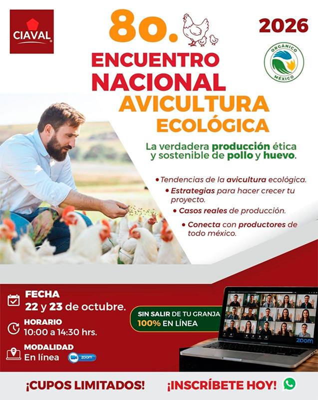 Octavo Encuentro Nacional de Avicultura Ecológica 2026 CARTEL VIII ENCUENTRO NACIONAL