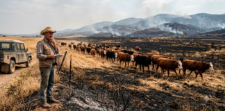 Incendios y sequías afectan a la ganadería de EU