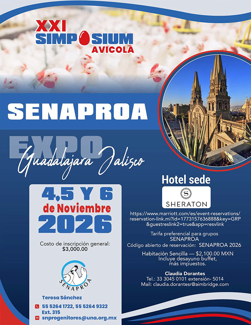 XXI Simposium Avícola SENAPROA 2026 SENAPROA SEP 26